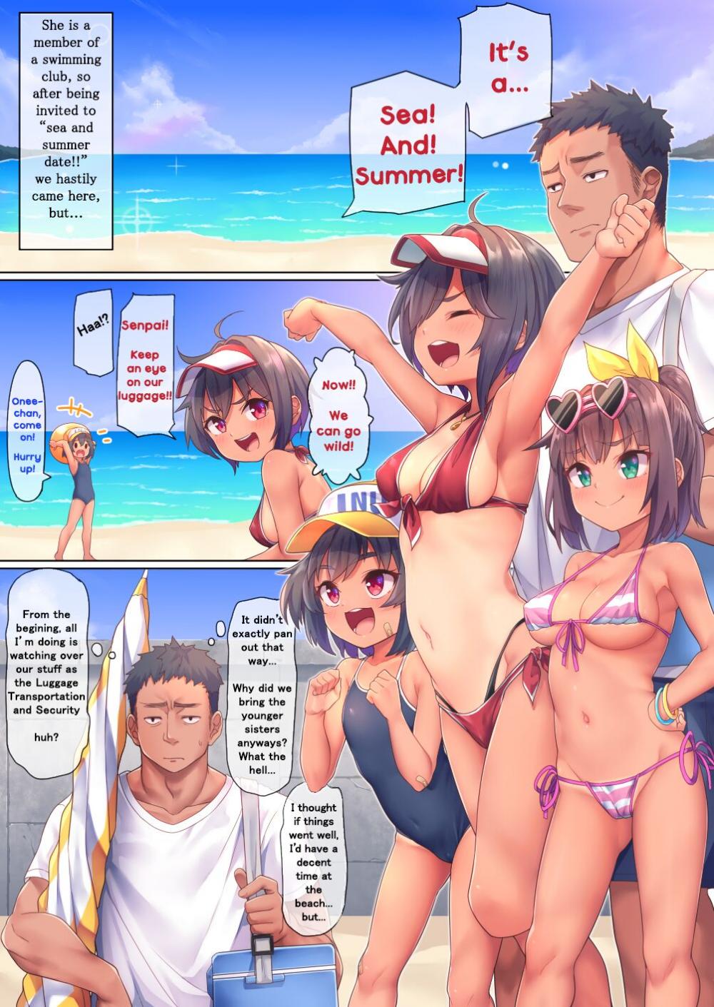 Hentai Manga Comic-I want to play on a beach-Read-4